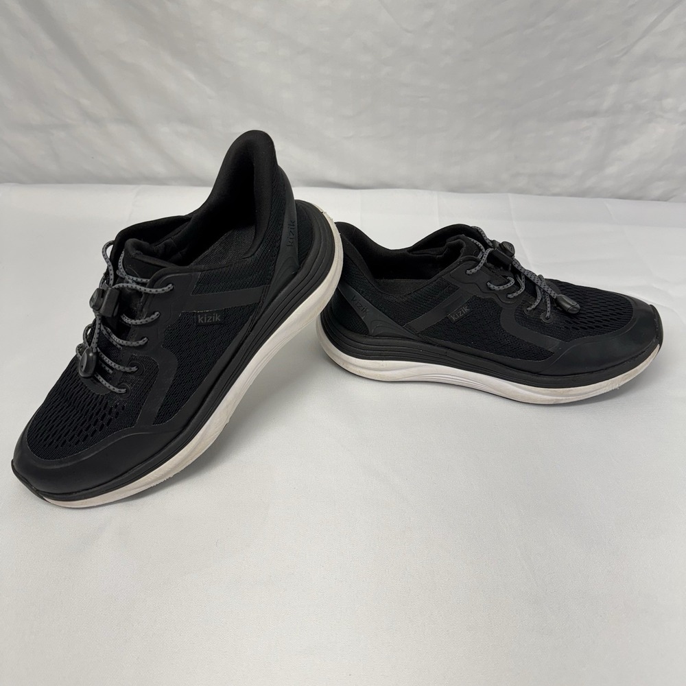 Sleek Black Women's Sneakers - Picture 2 of 14